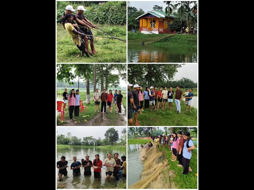 Diploma Students Visit Commercial Fish Hatchery at Viswanath Chariali, Assam