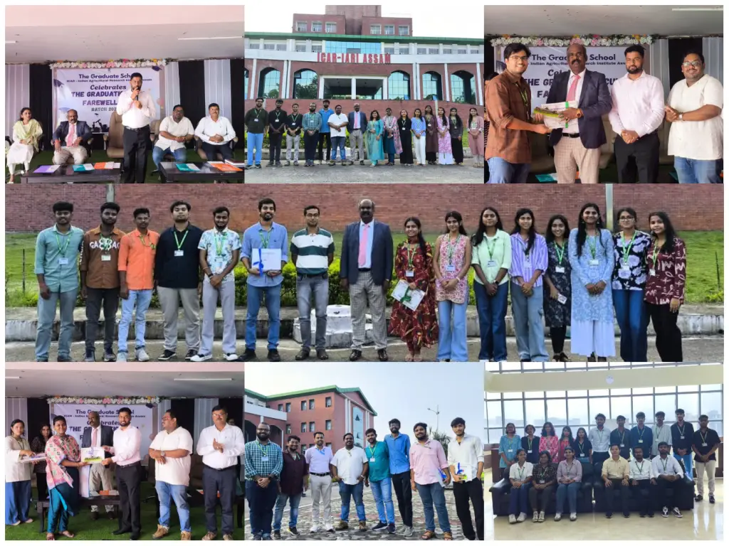 ICAR–IARI, Assam Celebrates Graduation-cum-Farewell Day 2026 for Its First Undergraduate Batch.