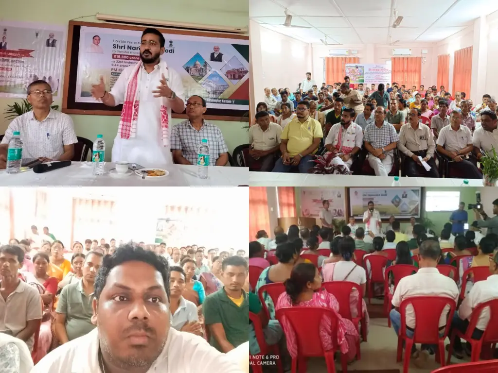 On 20 June, 2026 IARI Assam participated in the 23rd installment of PM Kishan Samman Nidhi utsab at KVK Lakhimpur.