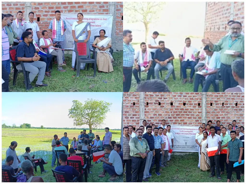 ICAR–IARI, Assam Conducts 2-Day Awareness-cum-Training on Sustainable Soil Health Management at Majuli (6–7 July 2026).