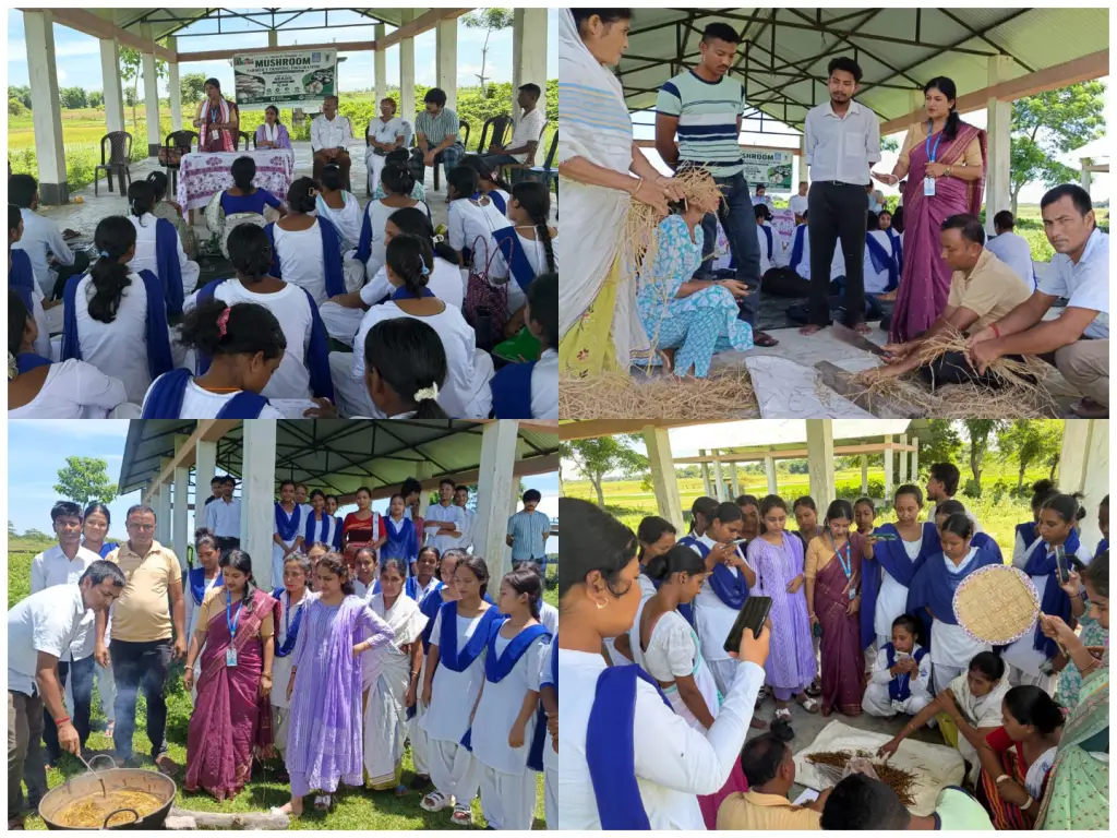 ICAR–IARI, Assam Conducts Training on Household Mushroom Cultivation on 14 July 2026 at Gogamukh.